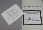 George W. Bush Signed Book 'Decision Points' - 1st Edition - Dust Jacket JSA COA