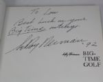Leroy Neiman Signed Book 'Big Time Golf' JSA COA