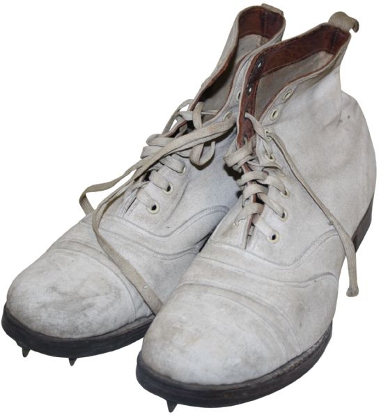 1920's Vintage High Top White Buck Golf Shoes