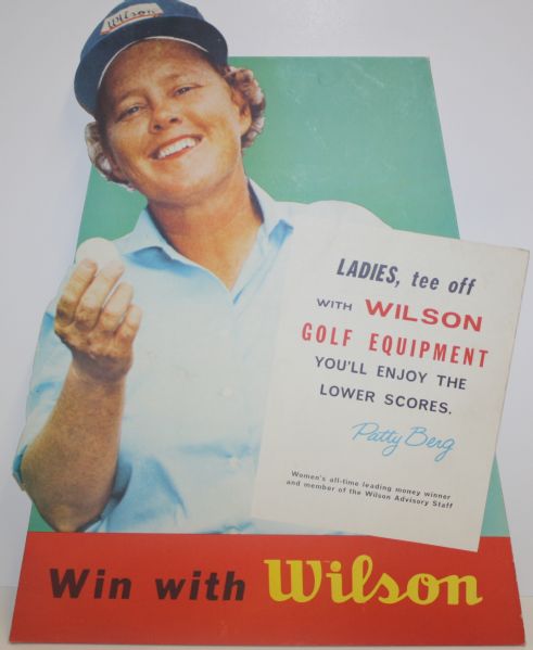 Wilson Patty Berg Advertising Piece