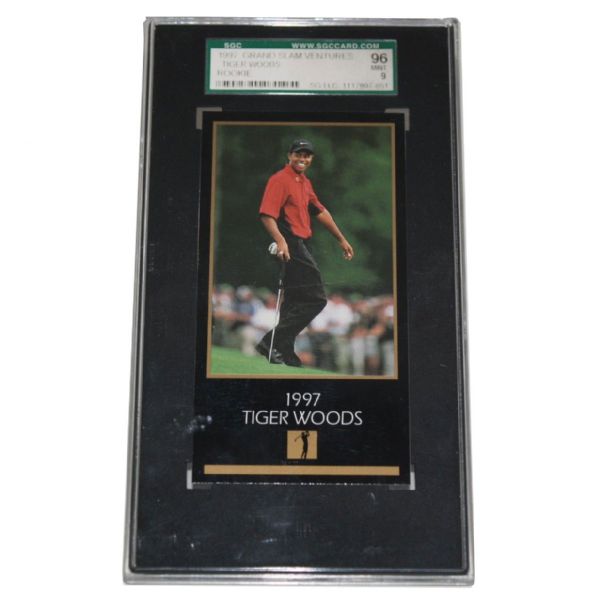 1997 Tiger Woods Grand Slam Ventures Rookie Card - SGC Rated 96 Mint 9