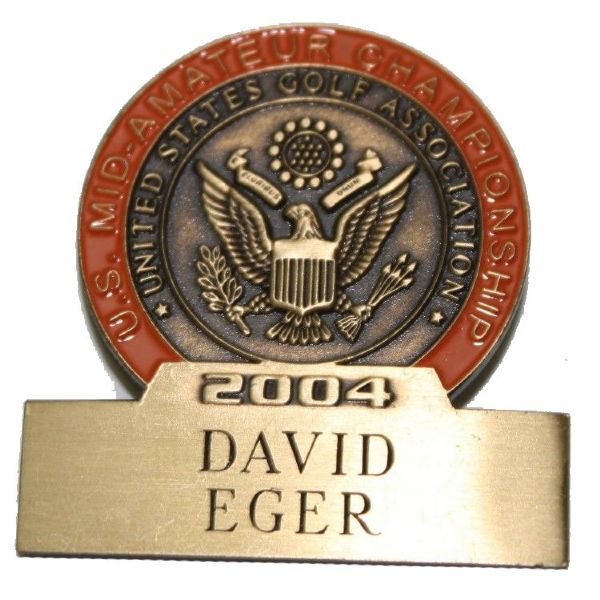 2004 Mid-Amateur Contestant Pin - David Eger