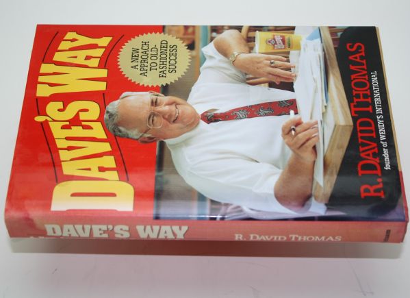 Signed Copy R.T. Jones Sr.-Dave's Way - A New Approach To Old-Fashioned Success Dave Thomas