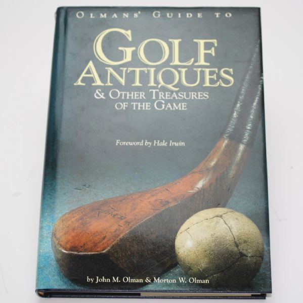 Signed to R.T. Jones SR-Olman's Guide to Golf Antiques Other Treasures of the Game by John/Morton Olman