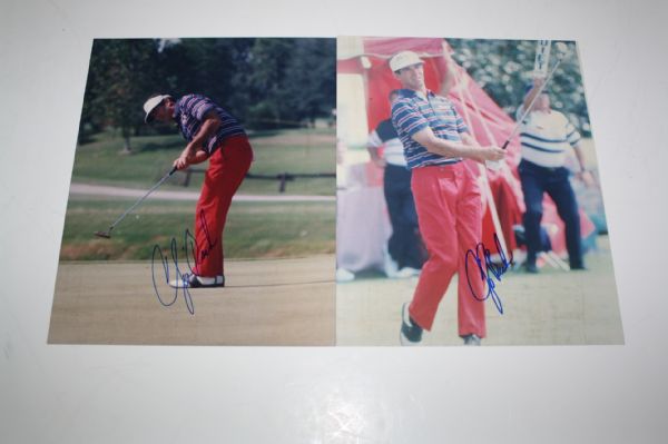 Lot of Two Chip Beck Signed 8x10 Photos JSA COA