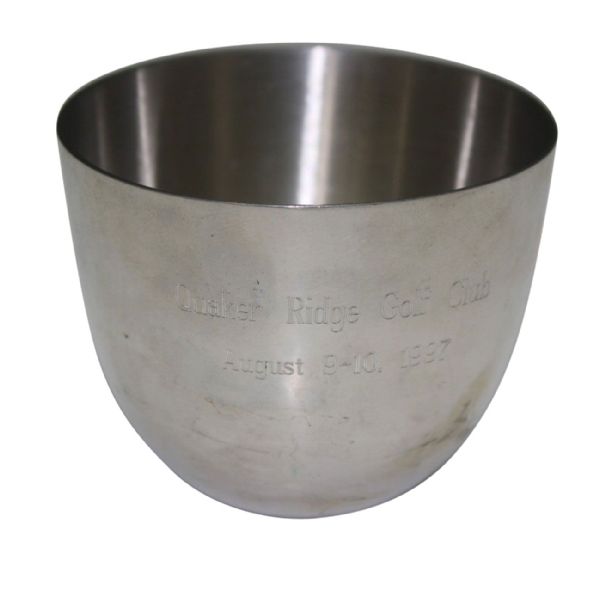 1997 Walker Cup 75th Anniversary Pewter Cup - Given to David Eger