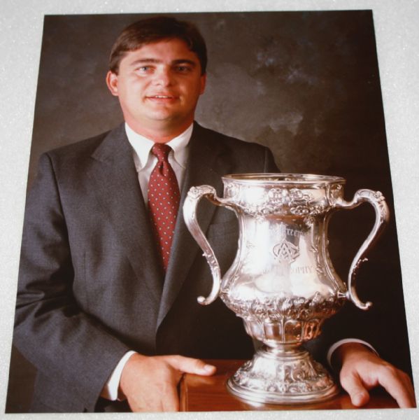 1988 U.S. Mid-Amateur Framed Championship Bracket Inscrib-David Eger Champs 8x10