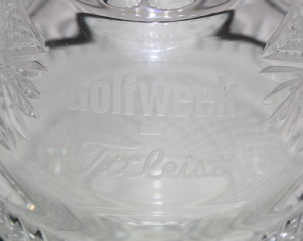 2000 Amateur Of The Year Trophy and Medal from Golfweek Titleist