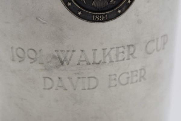 1991 Pewter Walker Cup Player Gift - David Eger