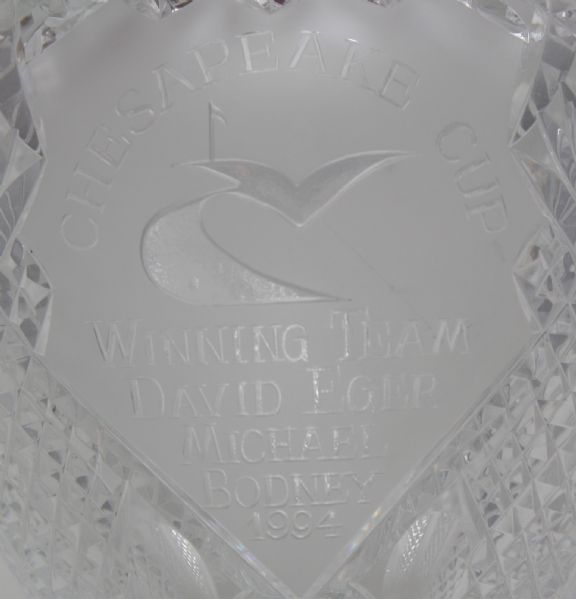 1994 Chesapeake Cup Winning Team Crystal Trophy