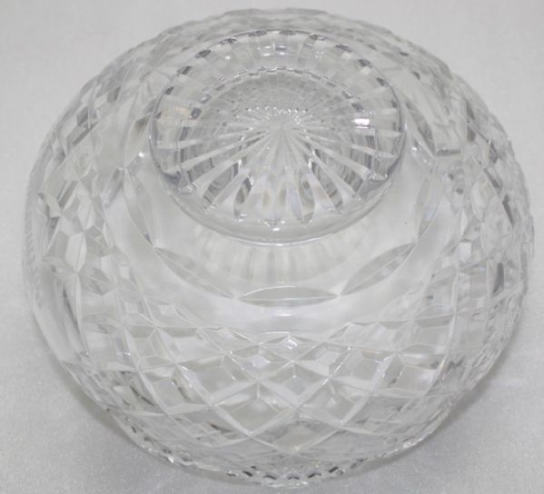 1991 Walker Cup Cut Crystal Dish