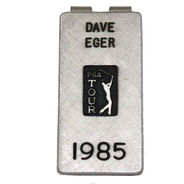 1985 PGA Tour Member's Money Clip - David Eger