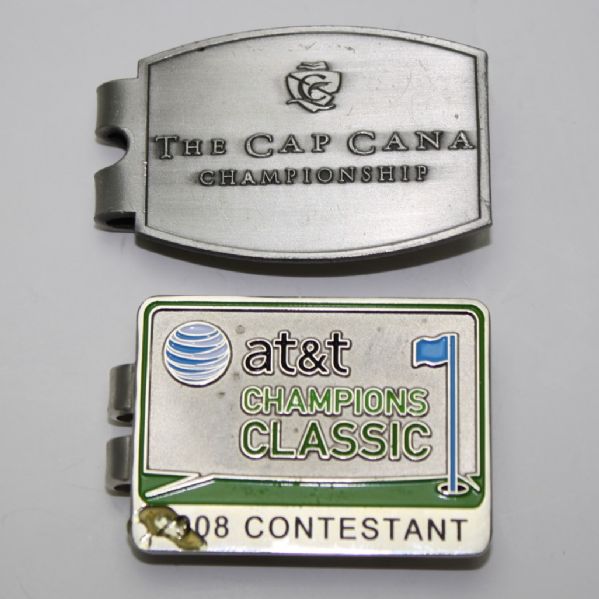 2008 Contestant At&T Classic Money Clip and The Cap Cana Money Clip