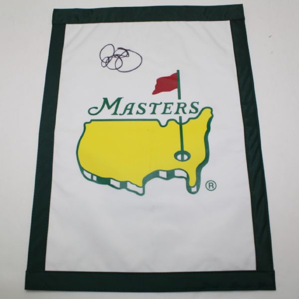 Rory McIlroy Autographed Masters Undated Garden Flag JSA COA