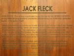 All-World Sports Dedicated Large Wooden Placque - Jack Fleck Honoree