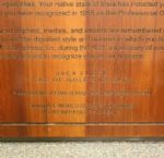 All-World Sports Dedicated Large Wooden Placque - Jack Fleck Honoree