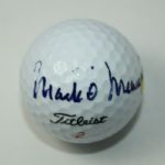 Mark O'Meara Signed Masters Golf Ball JSA COA