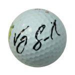 Vijay Singh Signed Masters Logo Golf Ball JSA COA