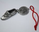 Lot of Two Arnold Palmer Ornaments - Shoe and Club