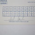 Fred Couples Signed Official Scorecard - 1984 The Honda Classic JSA COA
