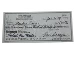 Gene Sarazen Personal Check To Masters Tournament for Tickets JSA COA