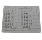 Gene Sarazen Signed Augusta National Scorecard - Mint JSA COA