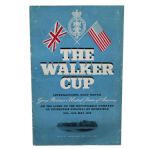 1959 Walker Cup Program - Nicklaus at Muirfield