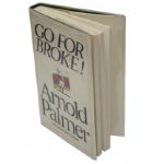 Arnold Palmer Signed 'Go For Broke' Book - Personalized JSA COA