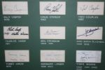 1934-2006 Masters Champions COMPLETE Run of Autographs Incls. Harmon, Wood, Etc