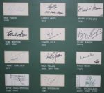 1934-2006 Masters Champions COMPLETE Run of Autographs Incls. Harmon, Wood, Etc
