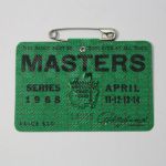 1968 Masters Badge - Bob Goalby Winner