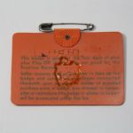 1971 Masters Tournament Badge - Charles Coody Winner