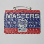 1976 Masters Badge - Ray Floyd Winner