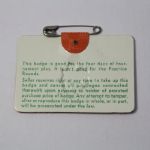 1977 Masters Tournament Badge - Watson's First Masters Win
