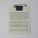 1992 Masters Tournament Badge - Fred Couples Winner