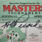  Henry Picard (1938 Champ) Signed 1992 Masters Spec.Guide- Bold 10 Autograph