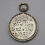 1907 Sterling Medal - Scotland vs England - G. Coburn - Winner