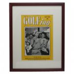 Sam Snead Signed 1949 GOLF-ing Magazine - Framed JSA COA