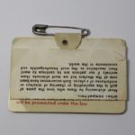 Billy Casper Signed 1970 Masters Badge JSA COA