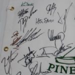 Pinehurst Field  Flag Includes Phil, Jordan, RORY! and 37 More JSA COA