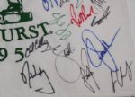 Pinehurst Field  Flag Includes Phil, Jordan, RORY! and 37 More JSA COA