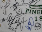 Pinehurst Field  Flag Includes Phil, Jordan, RORY! and 37 More JSA COA