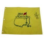 Bubba Watson Signed 2014 Masters Embroidered Flag JSA COA