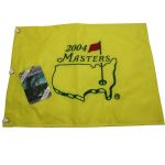 Lot of 2004 Masters Flag and 2004 Masters Badge
