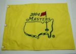 Lot of 2004 Masters Flag and 2004 Masters Badge