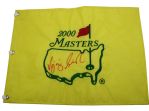 Vijay Singh Signed 2000 Masters Embroidered Flag - Middle JSA COA