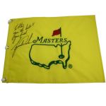 Tiger Woods Signed Undated Masters Embroidered Flag - Personalized JSA COA