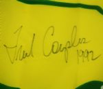 Fred Couples Signed Vintage 1995 Masters Flag - with Year Inscription JSA COA