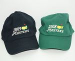 Lot of Two Large Logo Masters Hats - 2008 and 2009