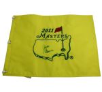 Jack Burke Signed 2011 Masters Embroidered Flag JSA COA